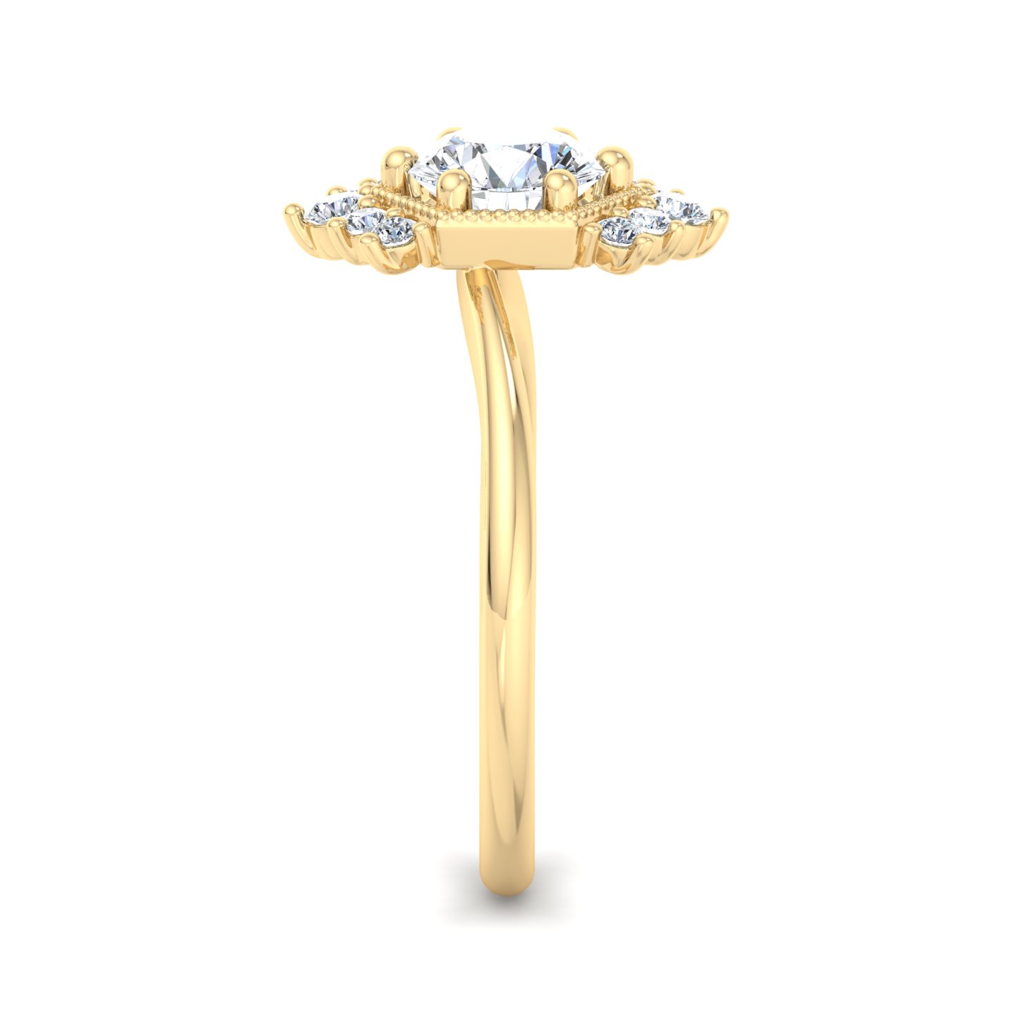 Mackenzie Halo Engagement Ring